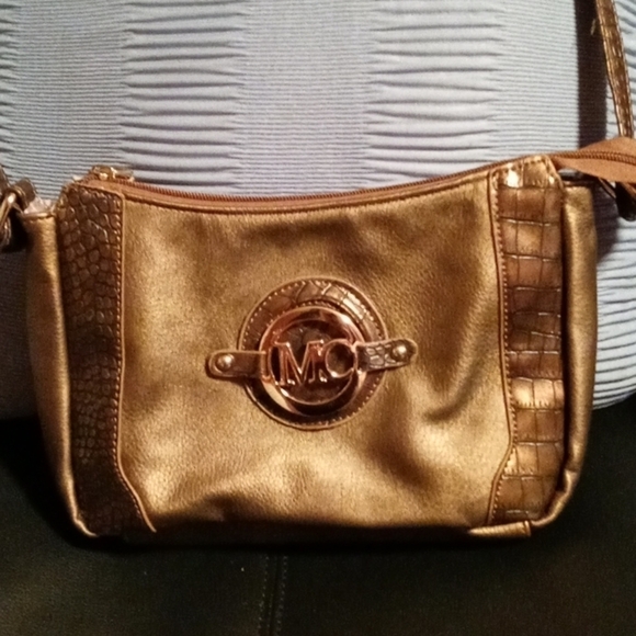 MC bronze color over the shoulder bag crossbody - Picture 1 of 6